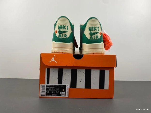 One Kick Jordan WMNS 3 OG Elegant x Abney Nina Chanel SP Air 3807 1015